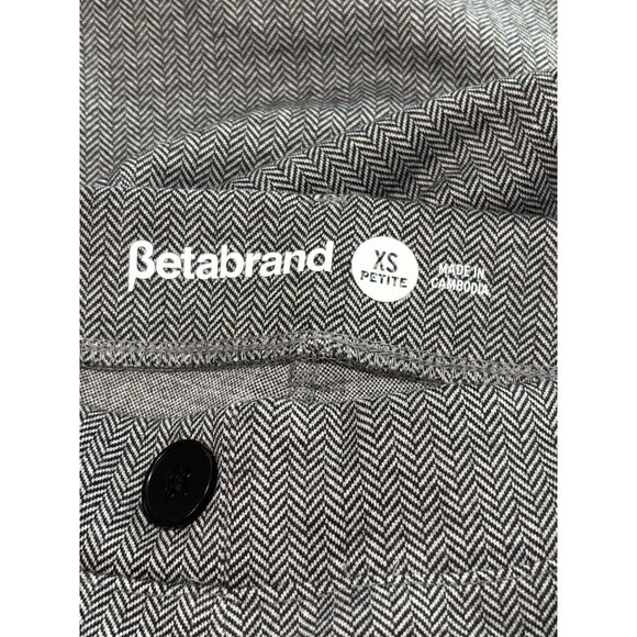 Betabrand XS Petite Herringbone Dress Pants - Picture 3 of 9